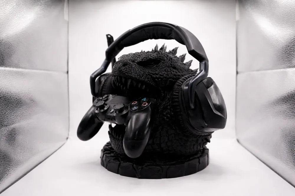 Support manette et casque Godzilla