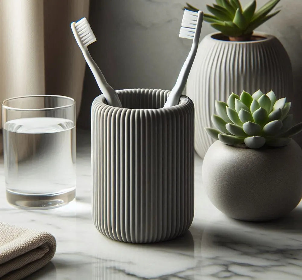 Porte-brosse à dents et dentifrice à nervures