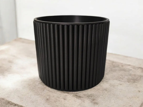 Organiseur de salle de bain côtelé imprimé en 3D