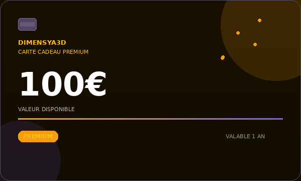 Dimensya3D Gift Card — €100